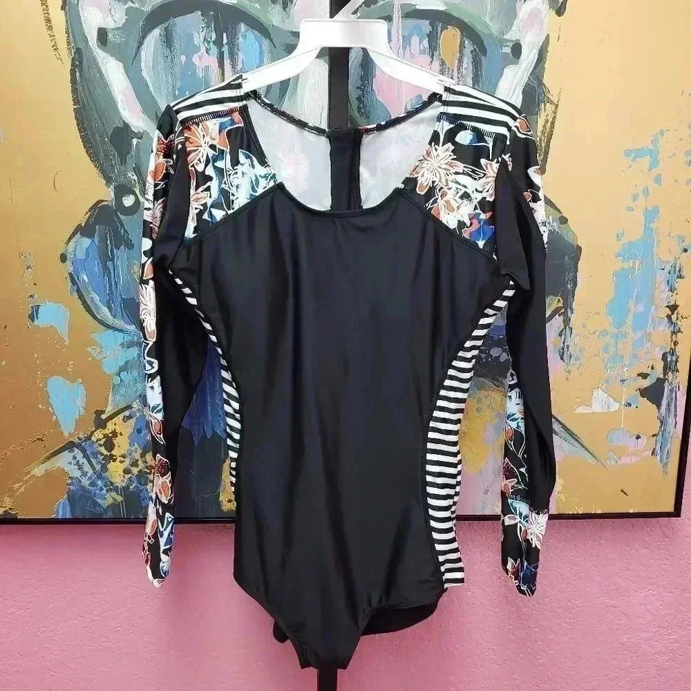 Aonihua Long Sleeve Swimsuite New with Tag